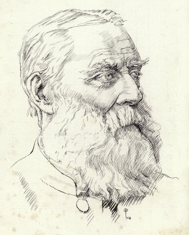 Walter Skeat portréja alkotó: English School