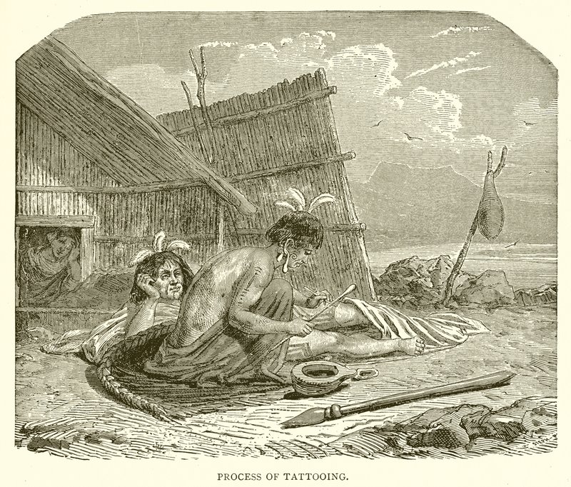 A tetoválás folyamata alkotó: English School