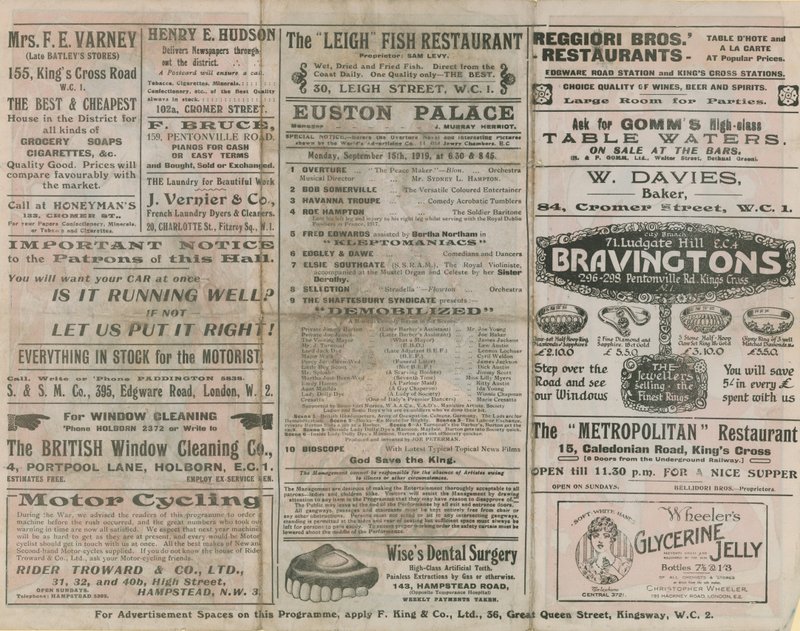 A The Euston programja alkotó: English School