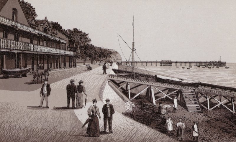 Promenade, Penarth (litho) alkotó: English School