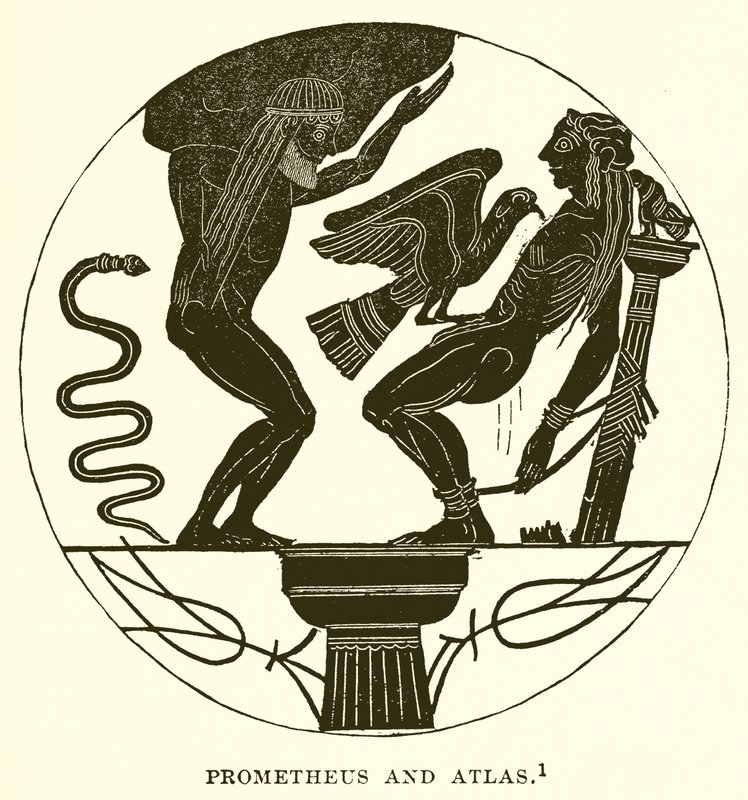 Prométheusz és Atlasz alkotó: English School