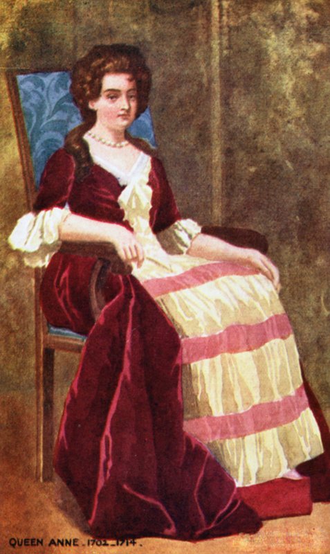 Queen Anne (színes litográfia) alkotó: English School