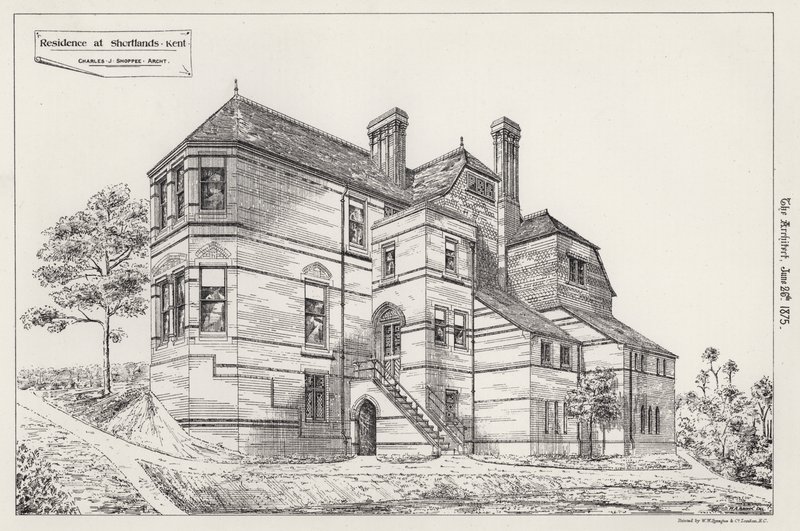 Lakóhely: Shortlands, Kent (metszet) alkotó: English School