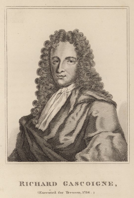 Richard Gascoigne, Árulásért kivégezték, 1716 alkotó: English School