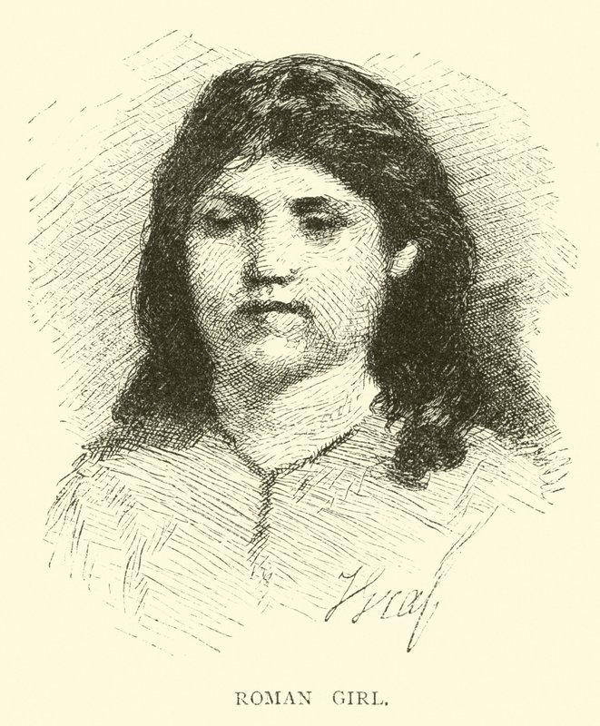 római lány alkotó: English School