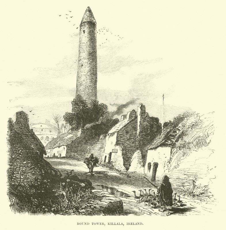 Kerek torony, Killala, Írország alkotó: English School