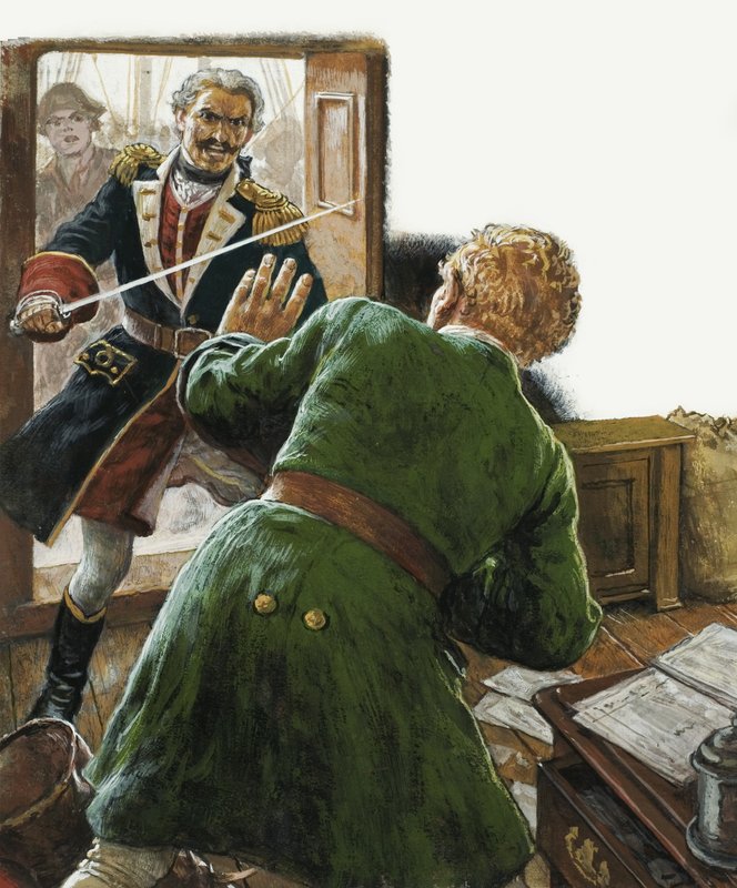 Matróz karddal alkotó: English School