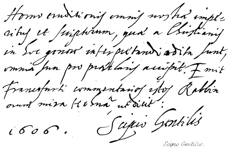 Scipio Gentile alkotó: English School