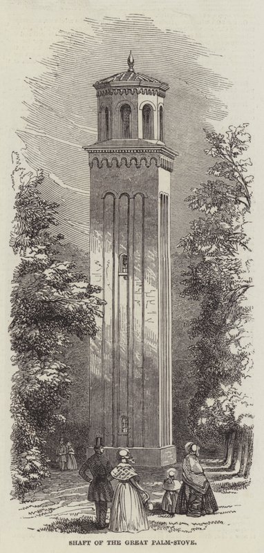 A nagy pálmakályha tengelye (metszet) alkotó: English School