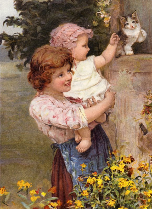 "Kezet rázni!" (chromolitho) alkotó: English School
