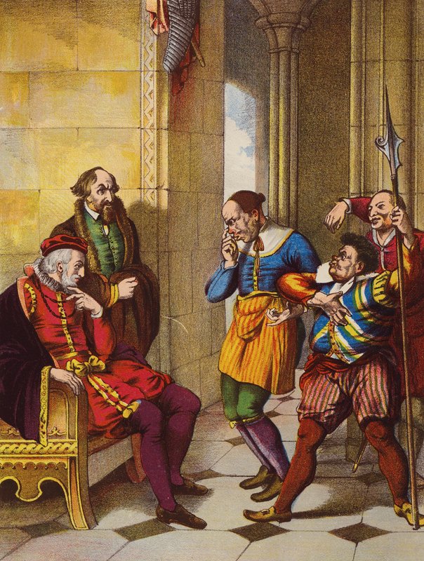 Shakespeare: Shakespeare: Mérték a mértékért (chromolitho) alkotó: English School