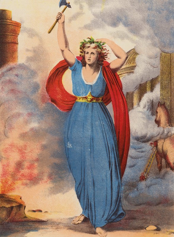 Shakespeare: Troilus és Cressida (chromolitho) alkotó: English School