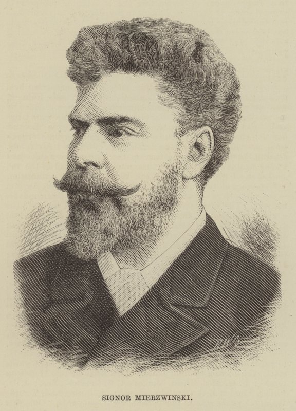 Signor Mierzwinski (metszet) alkotó: English School