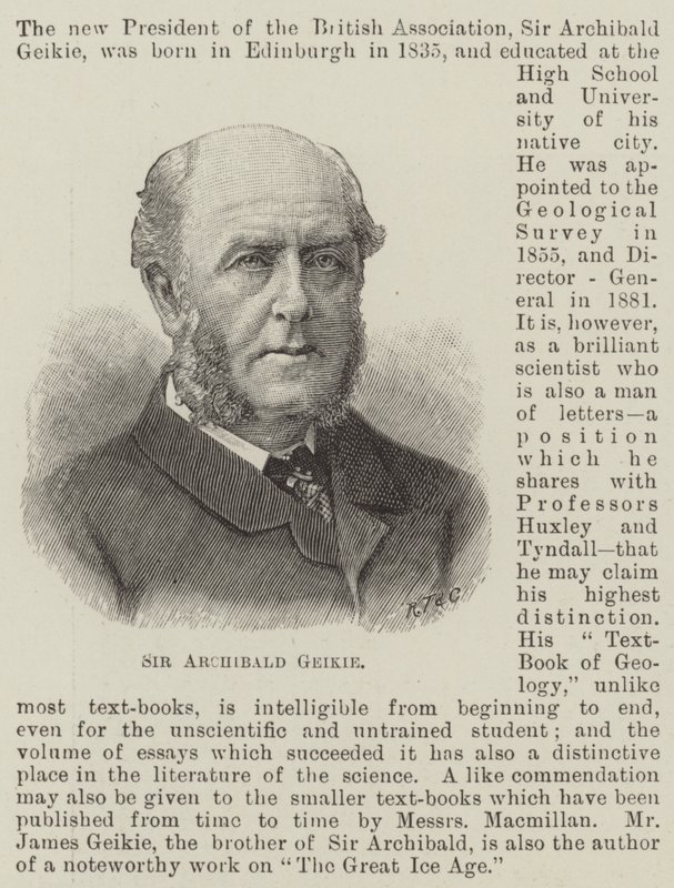 Sir Archibald Geikie (metszet) alkotó: English School