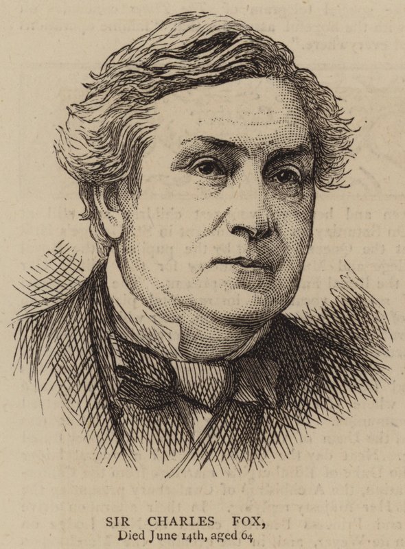 Sir Charles Fox (metszet) alkotó: English School