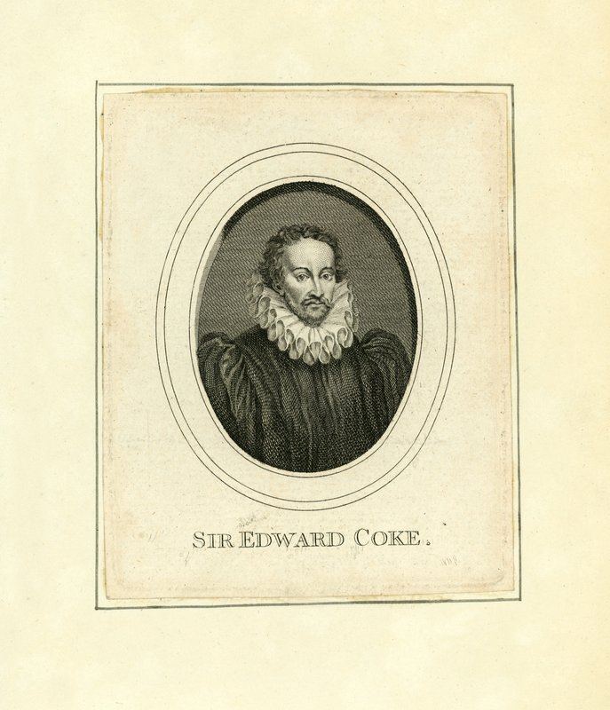 Sir Edward Coke alkotó: English School