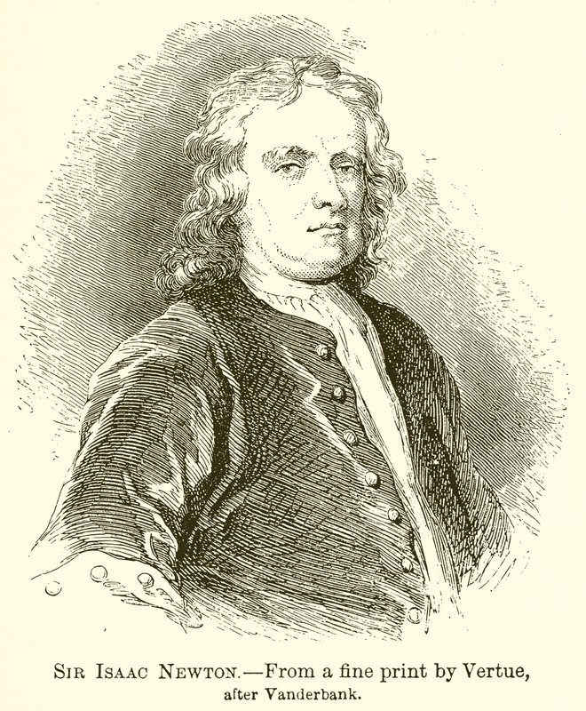 Sir Isaac Newton alkotó: English School