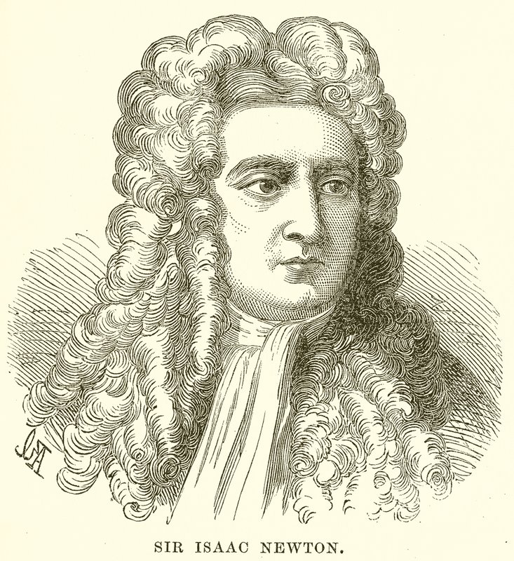 Sir Isaac Newton alkotó: English School