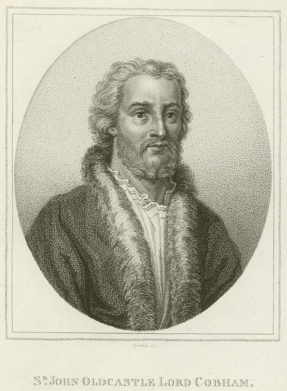 Sir John Oldcastle, Lord Cobham (metszet) alkotó: English School