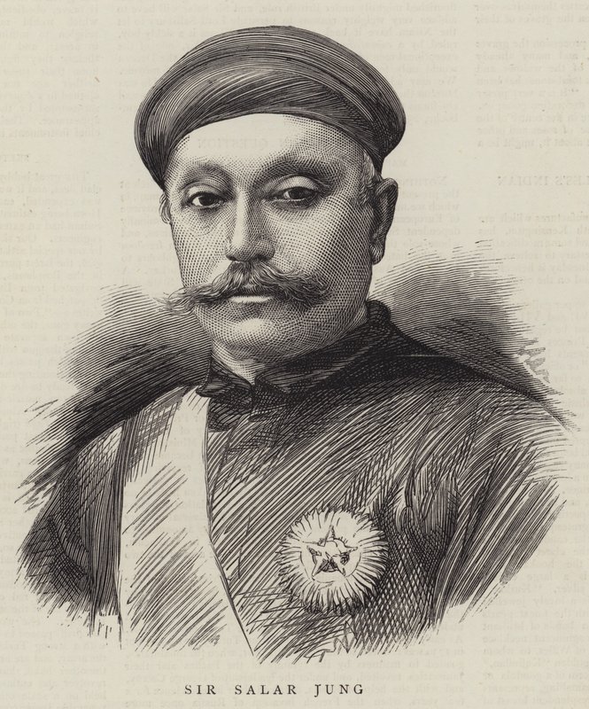 Sir Salar Jung (metszet) alkotó: English School