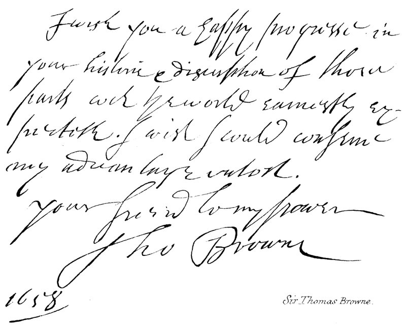 Sir Thomas Browne alkotó: English School