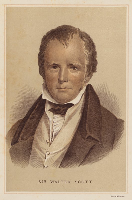 Sir Walter Scott (színes litó) alkotó: English School