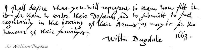Sir William Dugdale alkotó: English School