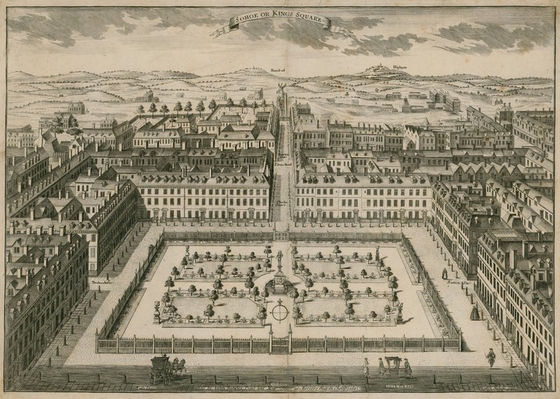 Soho Square vagy Kings Square alkotó: English School