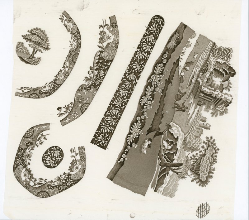 „Spode’s Italian” műalkotás (metszet) alkotó: English School