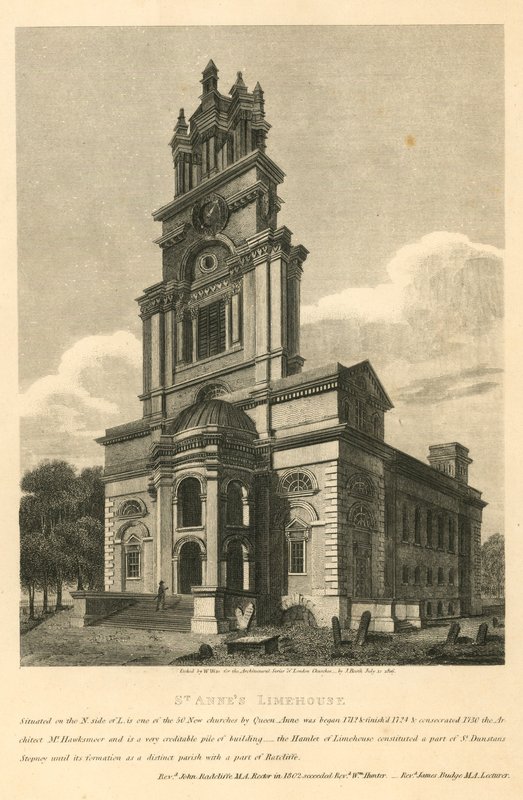 St Annes templom, Limehouse, London alkotó: English School