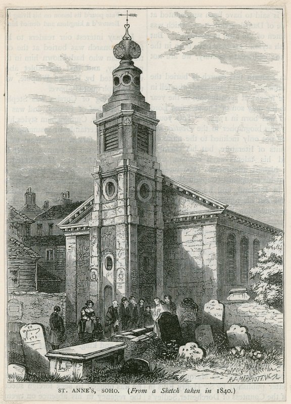 Szent Anna-templom, Soho alkotó: English School
