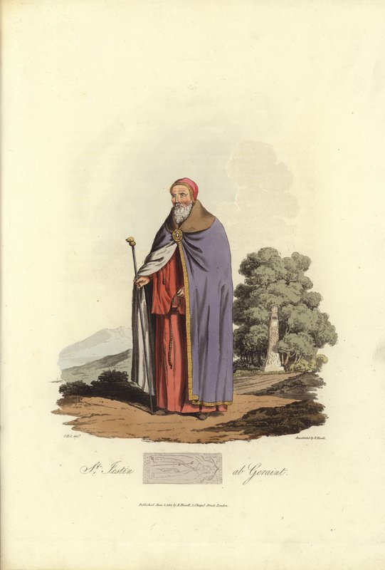 St Jestin ab Geraint alkotó: English School