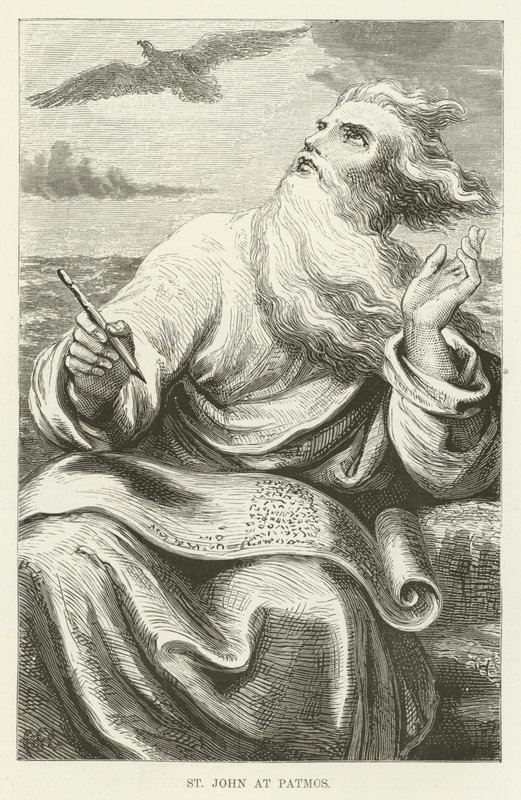 Szent János Patmoszon alkotó: English School