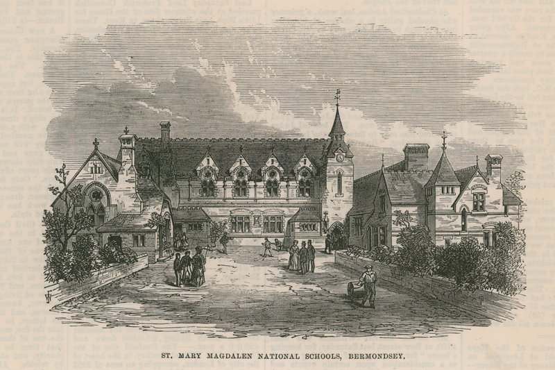 Szent Mária Magdolna Nemzeti Iskolák Bermondseyben alkotó: English School