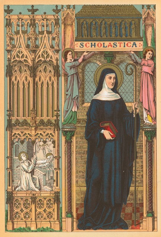 Szent Scholastika alkotó: English School