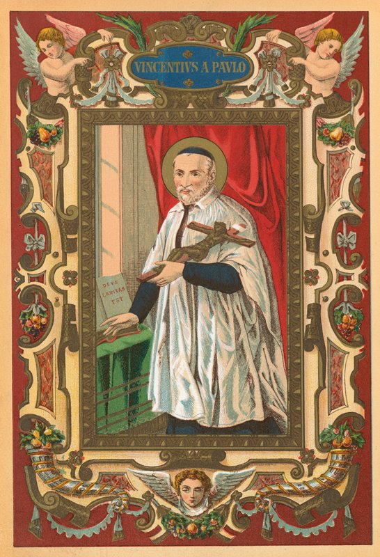 Szent Vincent de Paul alkotó: English School