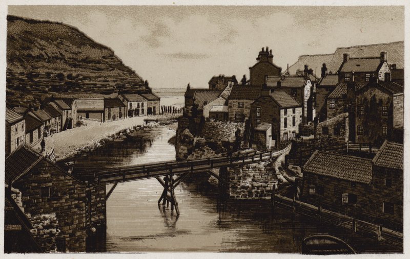 Staithes (litho) alkotó: English School