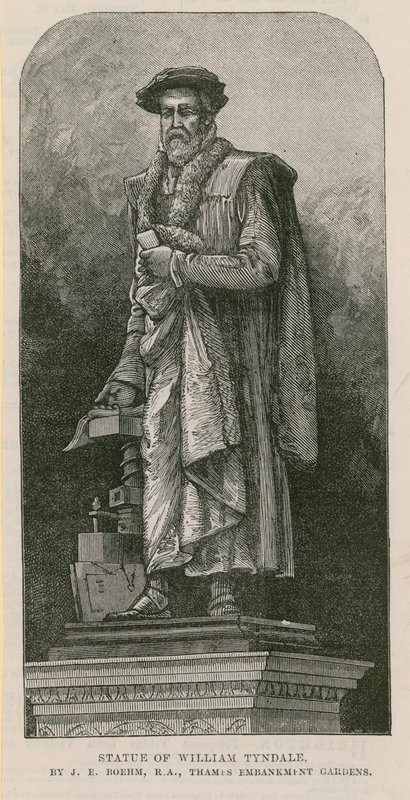 William Tyndale szobra alkotó: English School