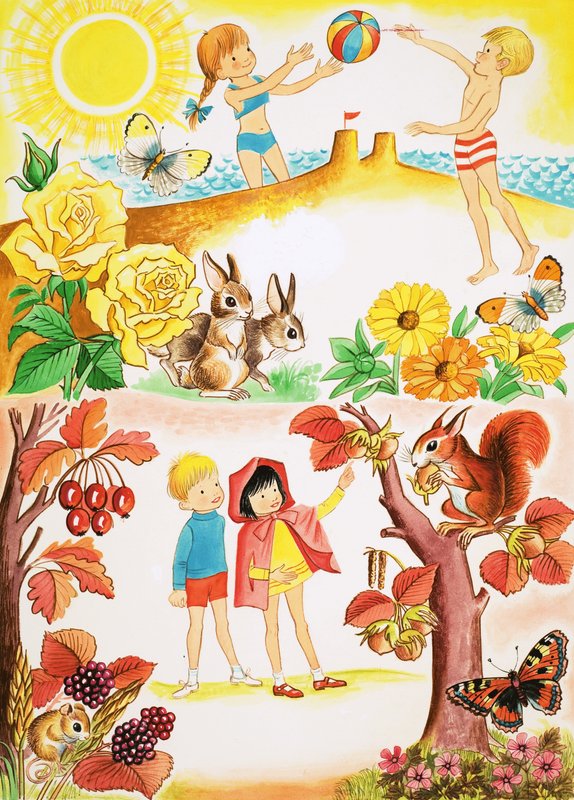 Nyár és ősz alkotó: English School