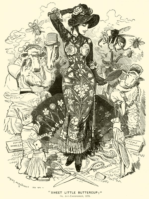 "Édes kis boglárka;" Vagy: Művészet-hímzés alkotó: English School