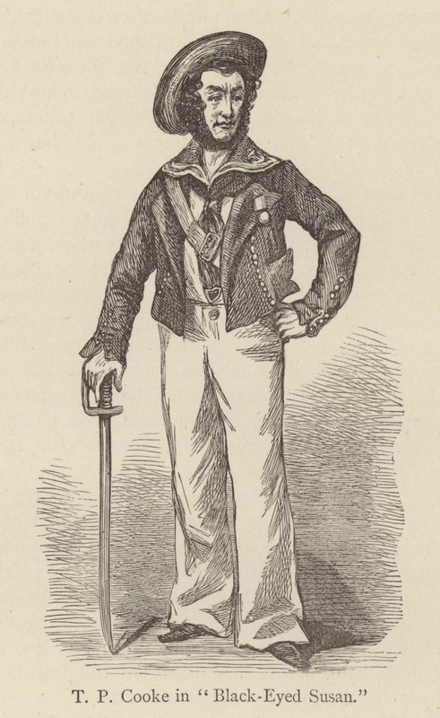 T P Cooke in "Black-Eyed Susan" (metszet) alkotó: English School