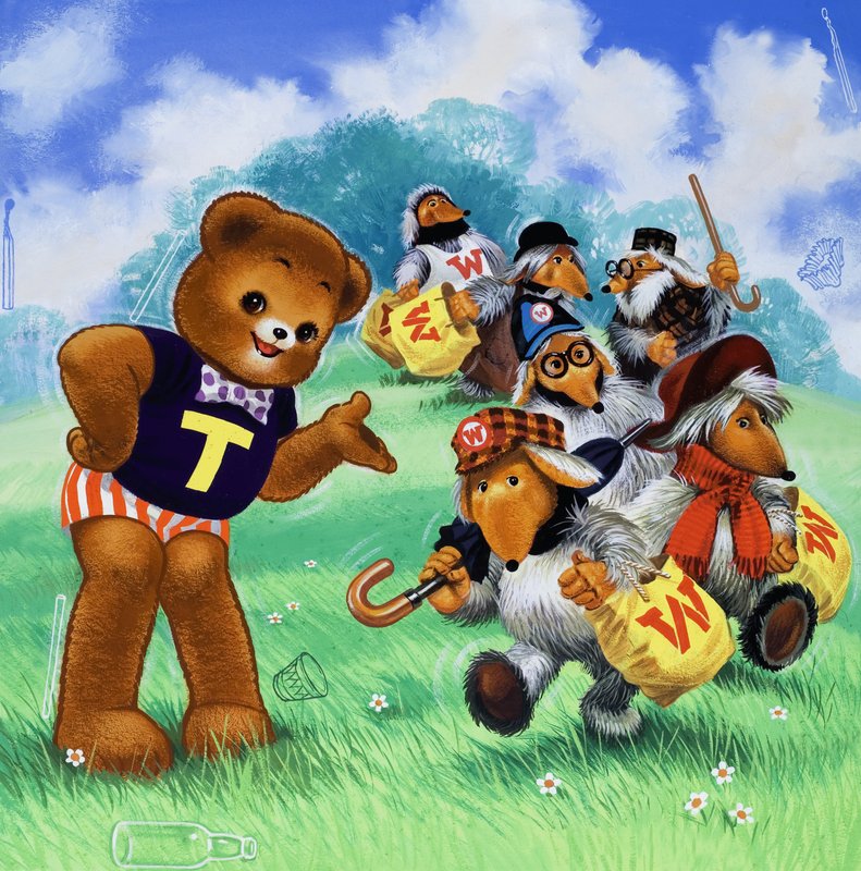 Teddy Bear (rejtett tárgyakkal) alkotó: English School