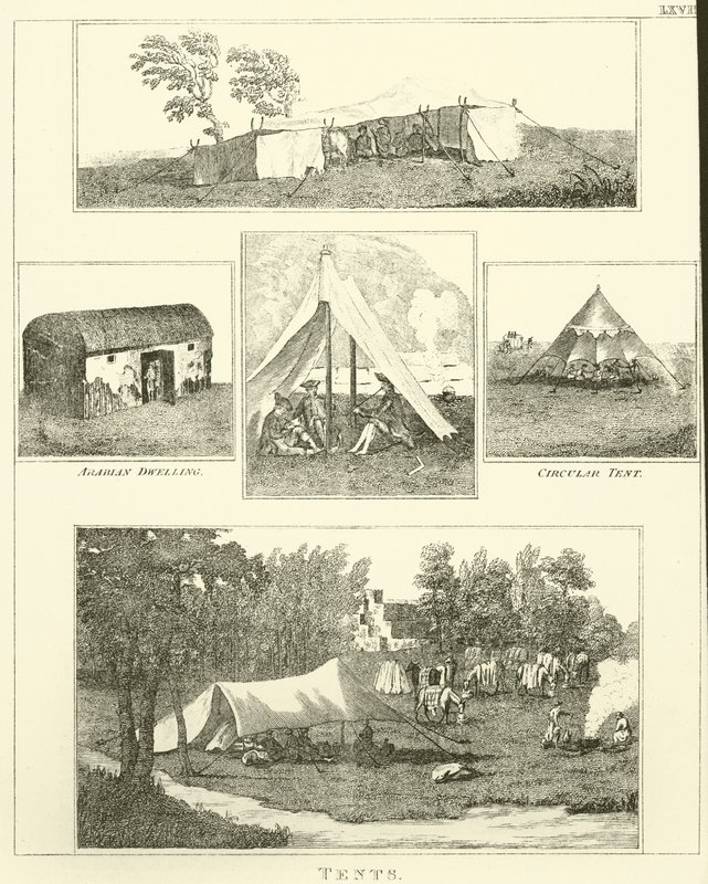 Sátrak (metszet) alkotó: English School