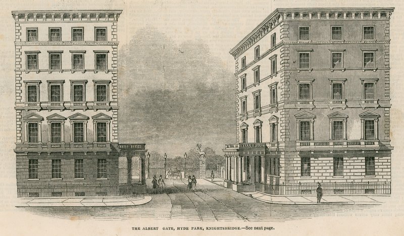 Albert Gate, Hyde Park, Knightsbridge alkotó: English School