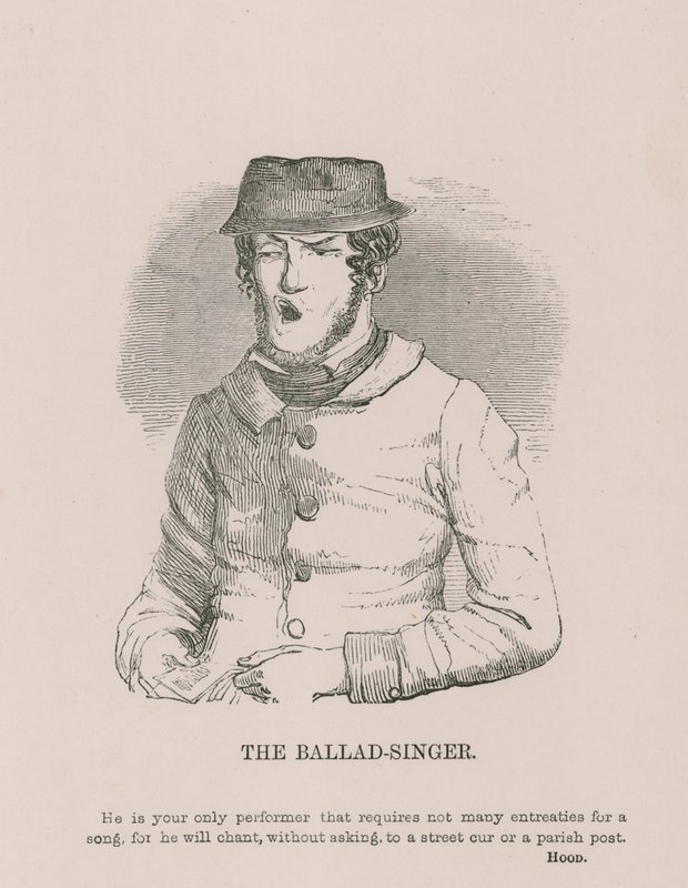 A balladaénekes alkotó: English School