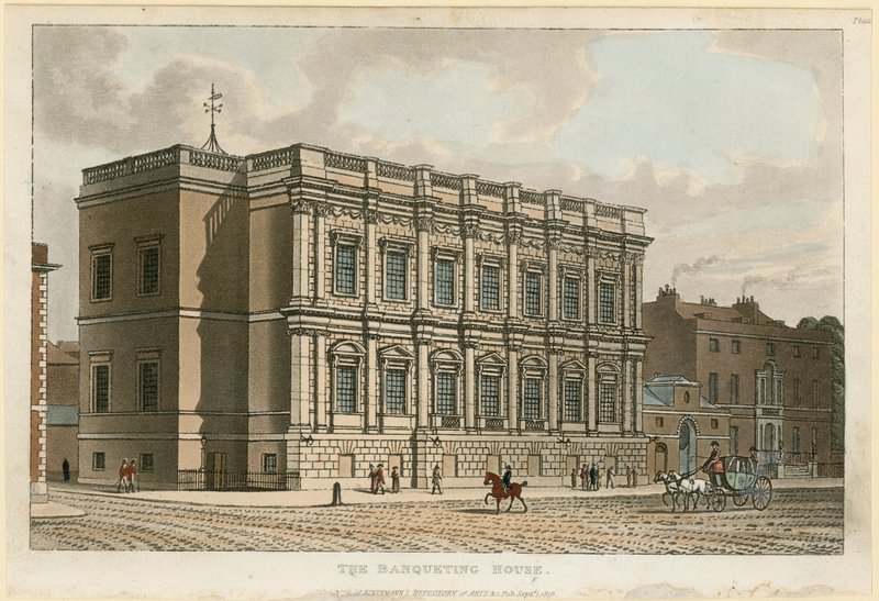 A bankettház, Whitehall alkotó: English School