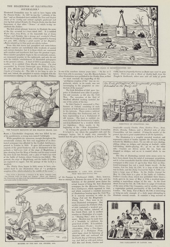 Az illusztrált újságírás kezdetei (metszet) alkotó: English School