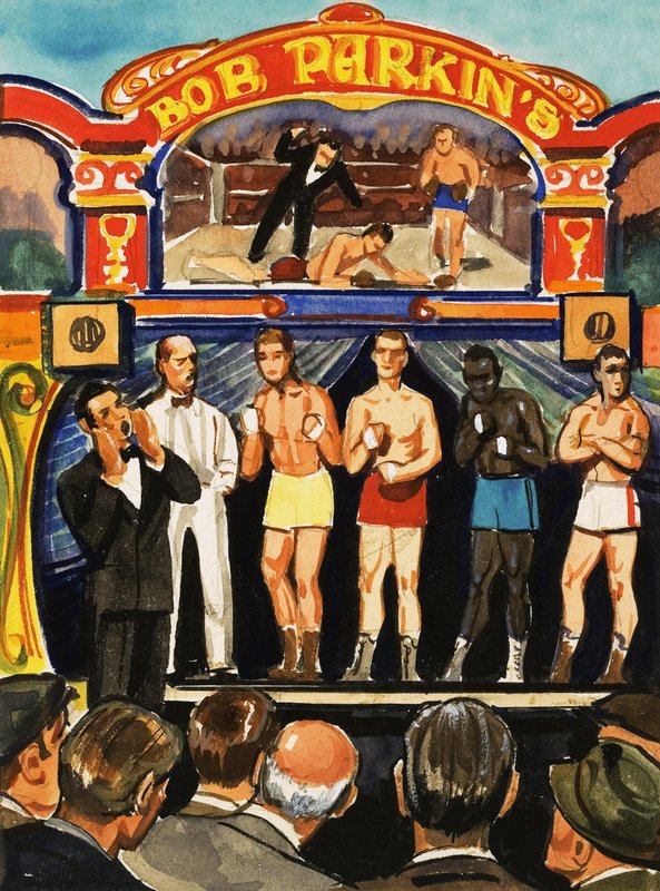 A Boxing Booth alkotó: English School