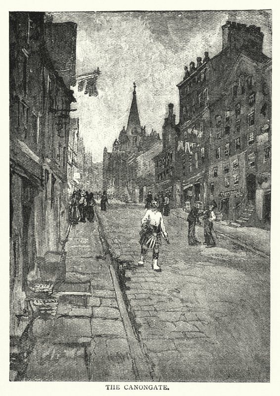 The Canongate (metszet) alkotó: English School