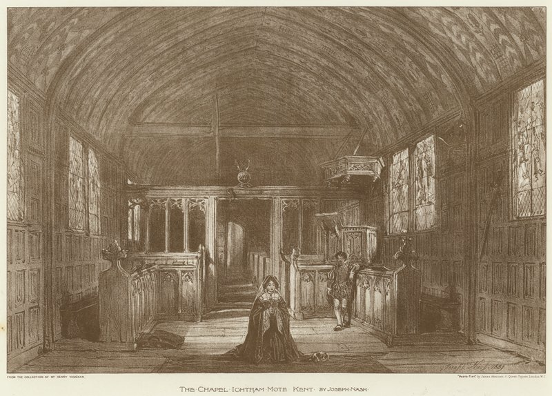 A kápolna, Ightham Mote, Kent alkotó: English School